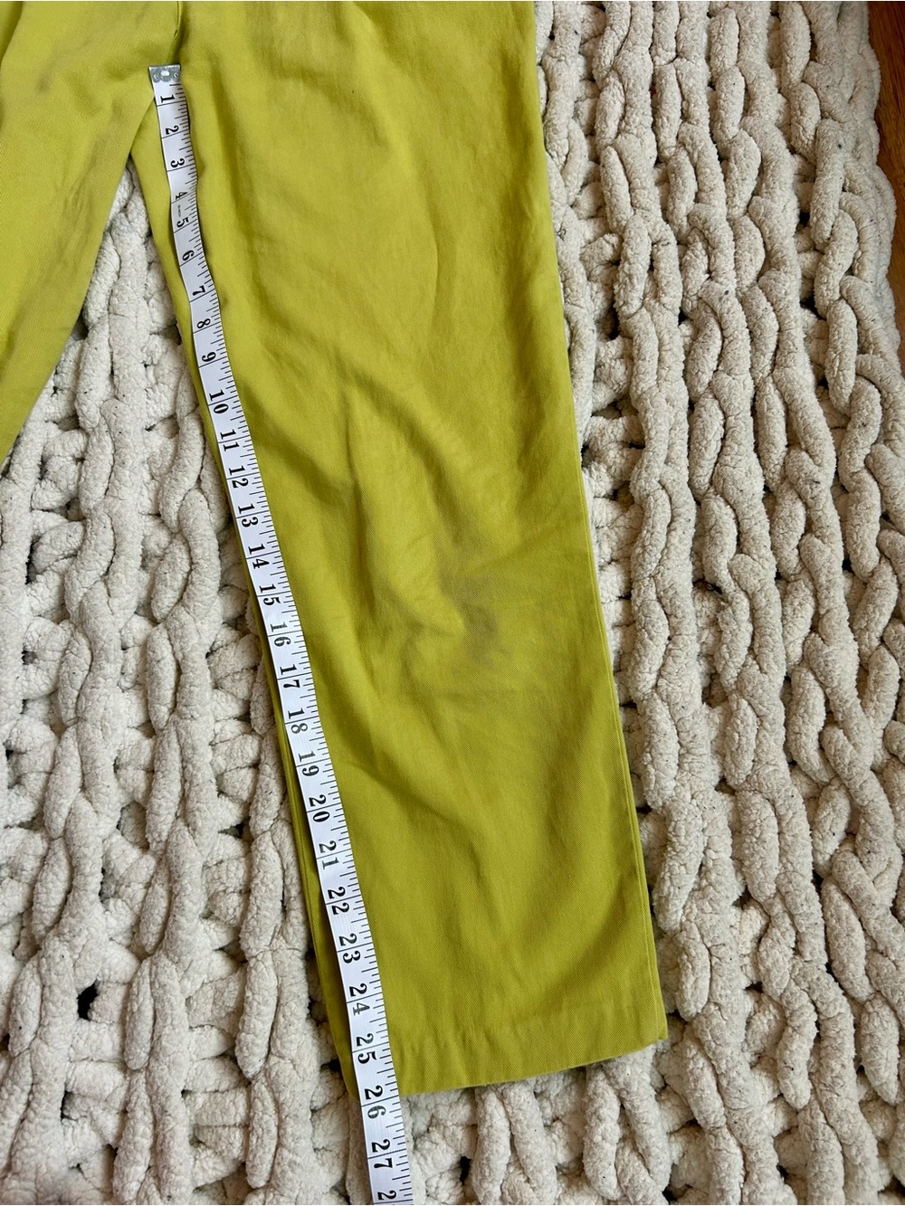 💚 Paloma Wool Lime Green Wide-Leg Trousers - Picture 5 of 9